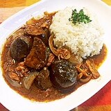 簡単でうまい！ナスとツナのカレー